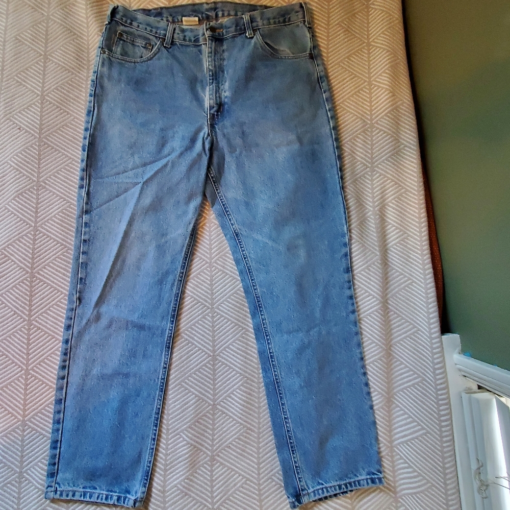 Carhartt Traditional Fit Blue Jeans. Excellent Pre Worn Condition Size 38X32.